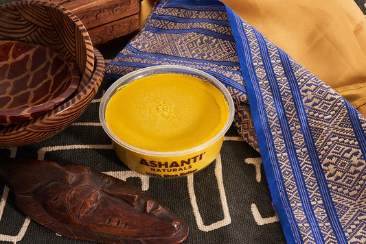 Ashanti 100% Natural Yellow Shea Butter_Solid Yellow (8 oz)