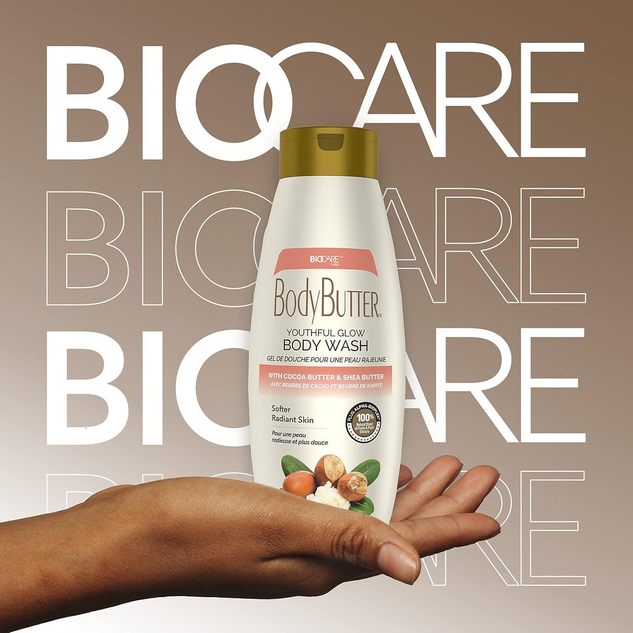 Biocare Body Butter Wash with Cocoa Butter & Shea Butter (16.5oz)