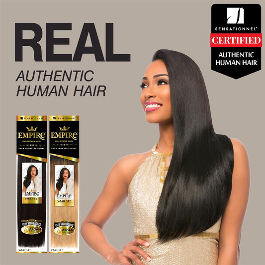SENSATIONNEL 100% Human Hair Empire Yaki