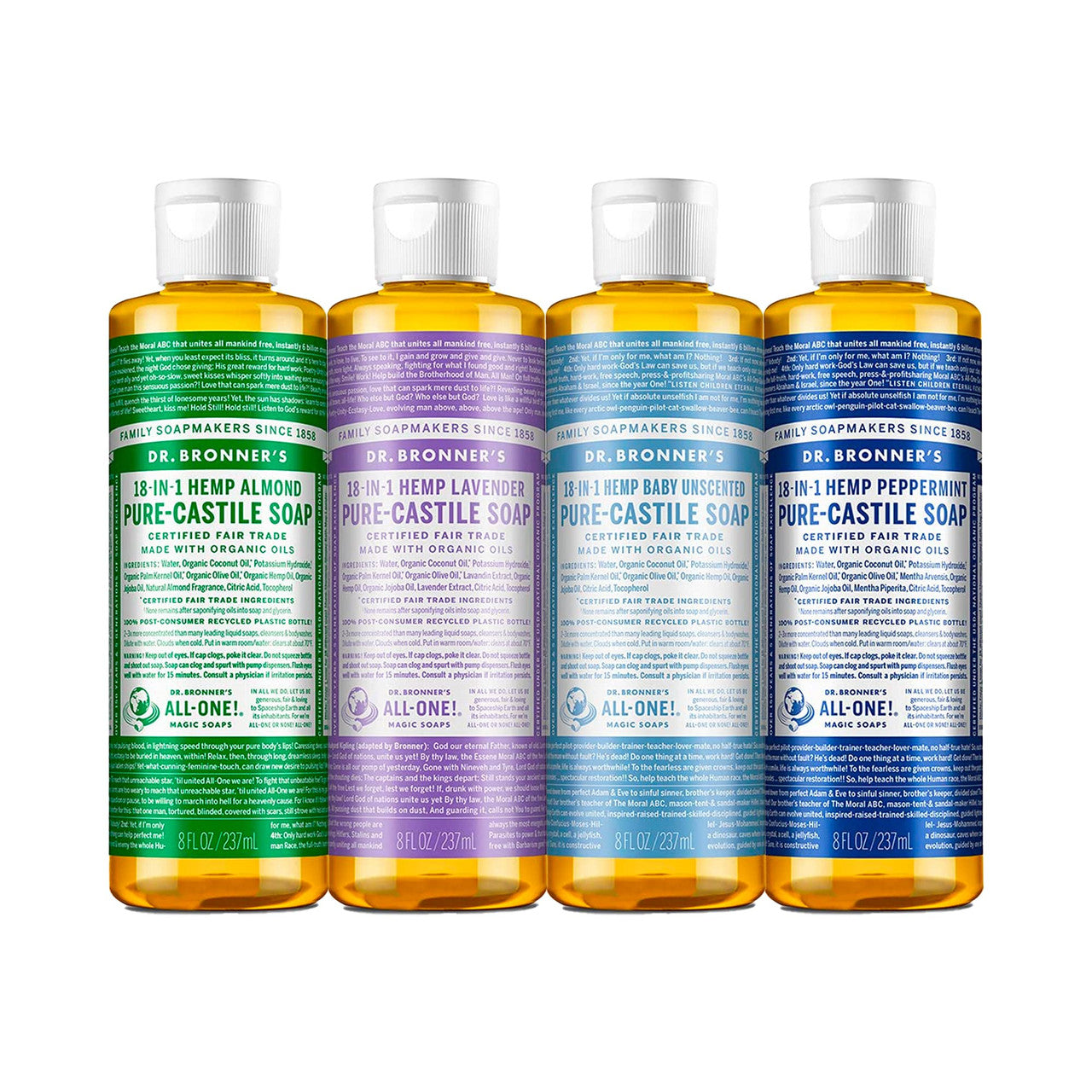 Dr. Bronner's Organic Pure Castile Liquid Soap