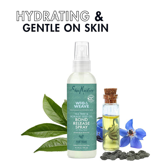 Shea Moisture Wig & Weave Tea Tree & Borage Seed Oil Bond Release Hair Spray