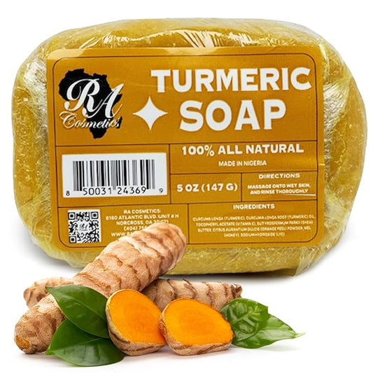RA Cosmetics 100% All Natural Turmeric Soap (5 oz)