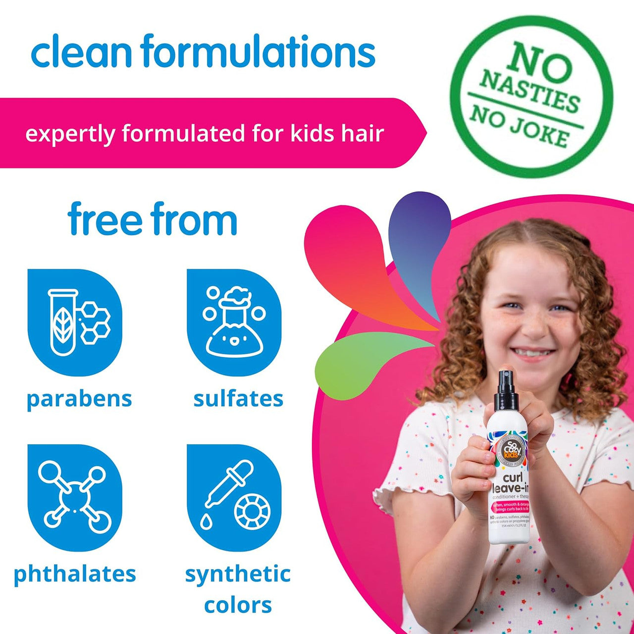 SO COZY Kids Curl Leave-in Conditioner Spray (5.2oz)