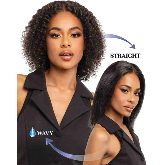 Bobbi Boss 100% Unprocessed Human Hair 13X4 HD Lace Front Wig Wet & Wavy - MHLF531 Rhea