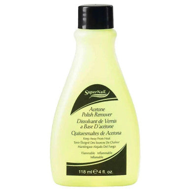 Super Nail Acetone Polish Remover Regular (4 oz)