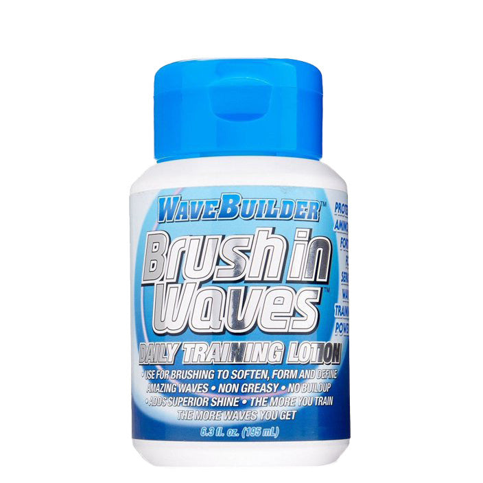 WaveBuilder Brush in Waves Daily Training Lotion (6.9 oz)