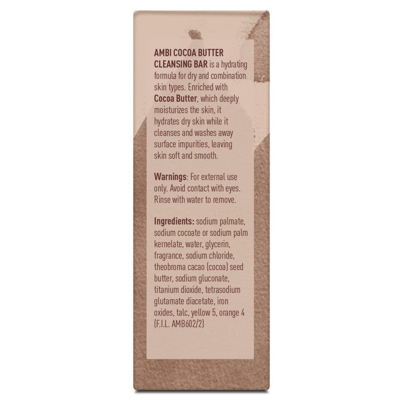 Ambi Cleansing Bar Soap Cocoa Butter (3.5 oz)