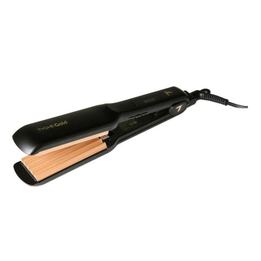 TYCHE Double Coated Gold Crimping Iron 1 1/2"