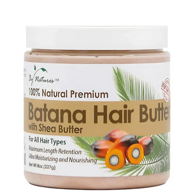 BY NATURES 100% Natural Premium Batana Hair Butter (8oz)