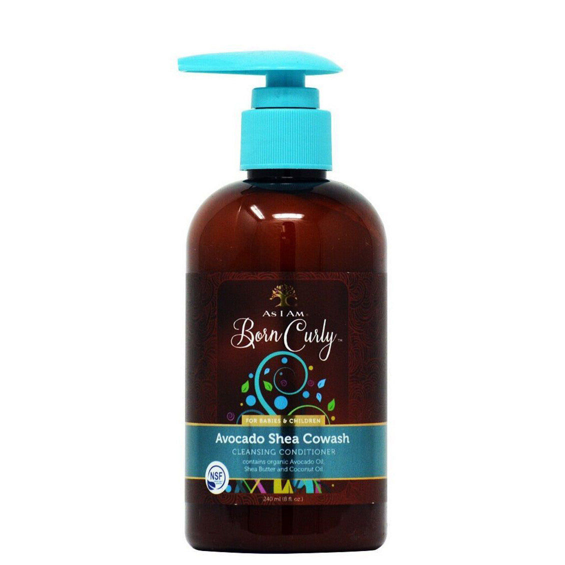 As I Am Born Curly Avocado Shea Cowash (8 oz)