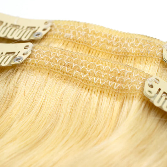 Hair Couture 100% Human Hair Extensions Pure 9 piece Clip-ins - STRAIGHT 18" - 24"