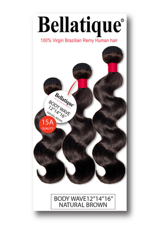 BELLATIQUE 100% Human Hair Multi Pack - Body Wave