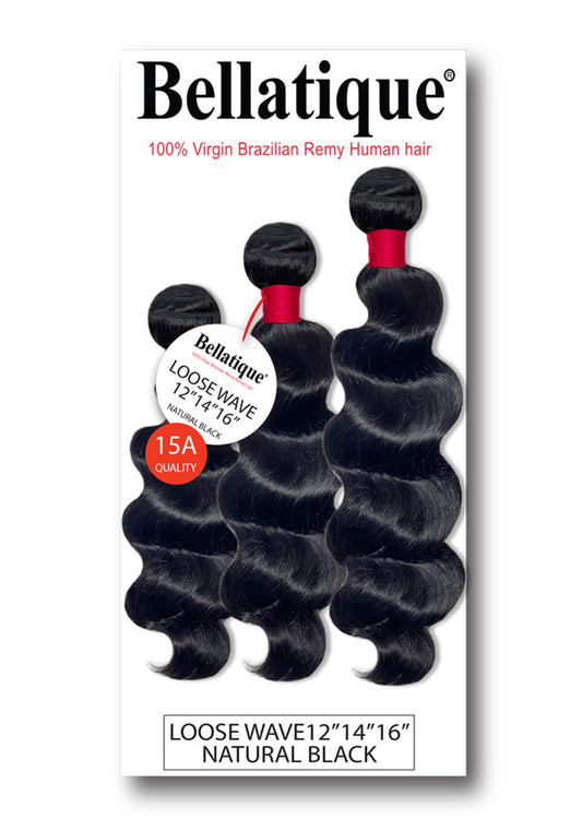 BELLATIQUE 100% Human Hair Multi Pack - Loose Wave