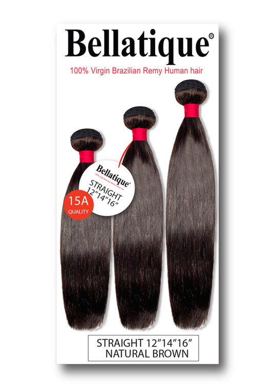 BELLATIQUE 100% Human Hair Multi Pack - Straight