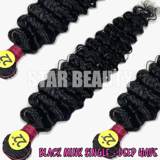 Black Mink Deep Wave (10"- 24")