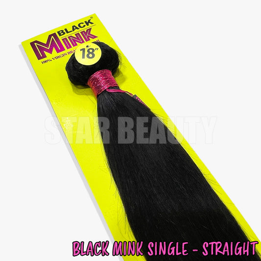 Black Mink Straight (10"- 30")