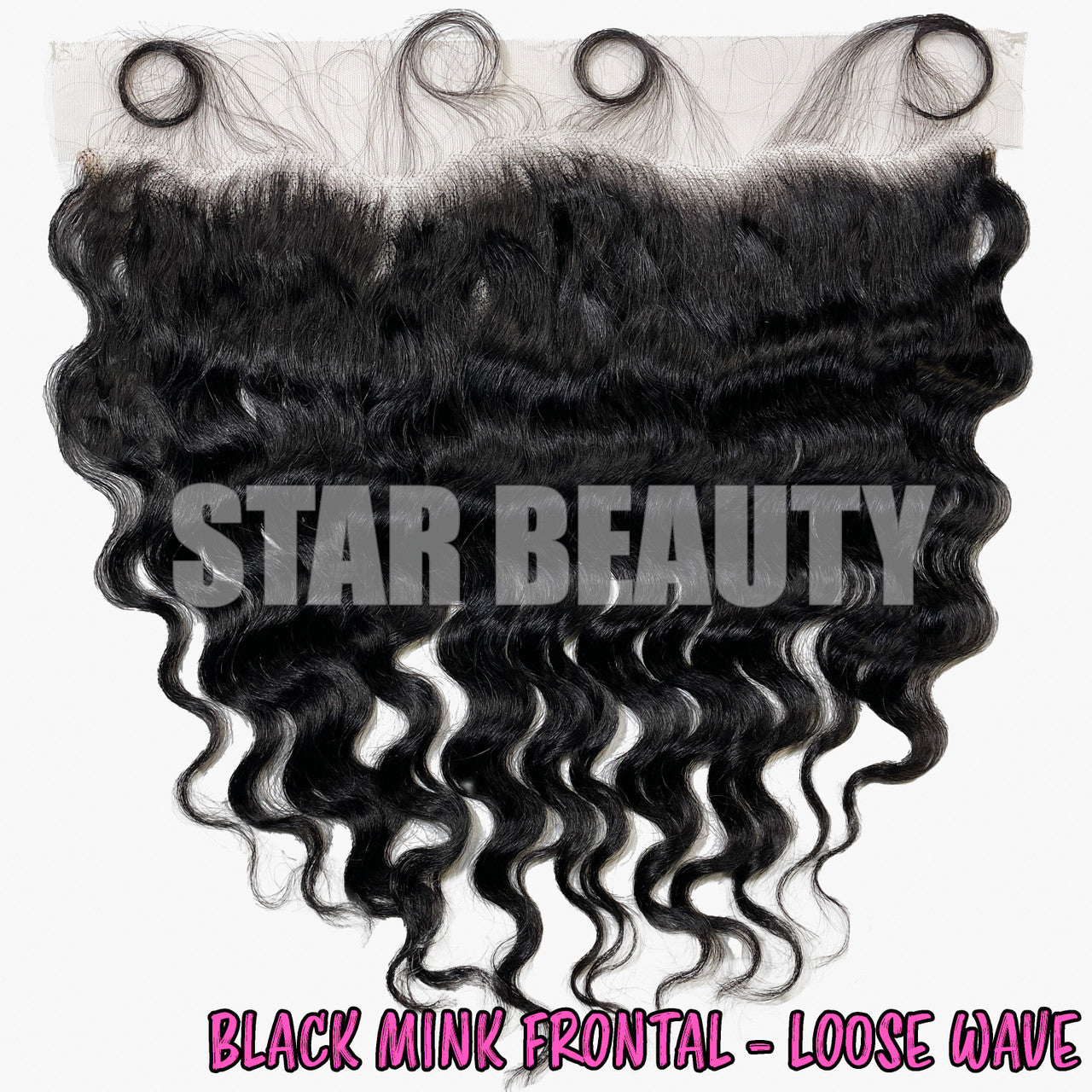 Black Mink 13x4 Frontal - Loose Wave (12"- 14")