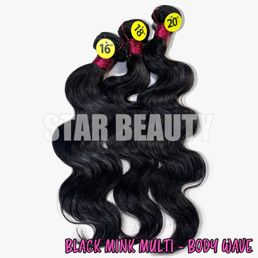 Black Mink Multi Pack - Body Wave