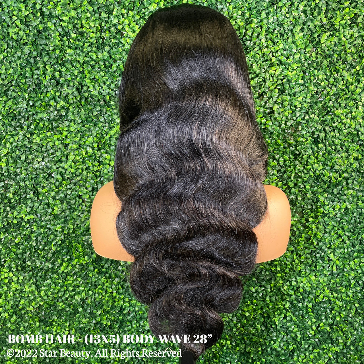 BOMB HAIR 100% Human Hair 13X5 Lace Frontal Wig - Body Wave (18"- 32")