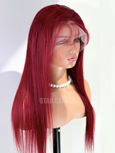 BOMB HAIR 100% Human Hair 13X5 Lace Frontal Wig - Straight (530)