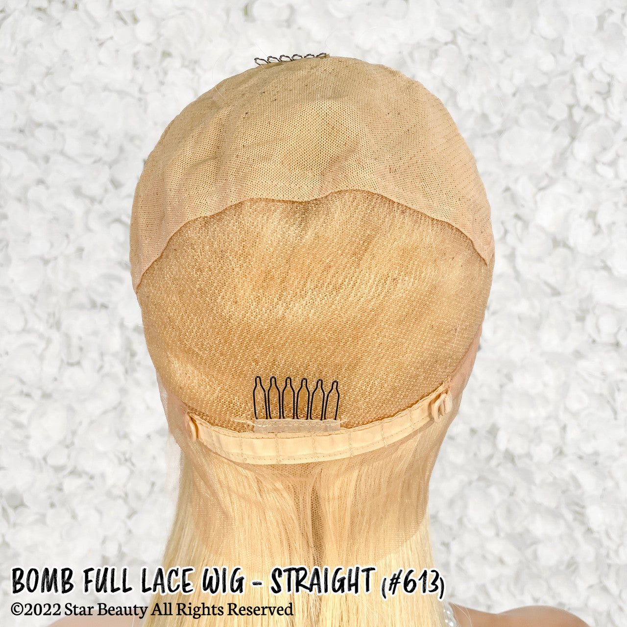 BOMB HAIR 100% Human Hair Full Lace Wig - Straight (613)
