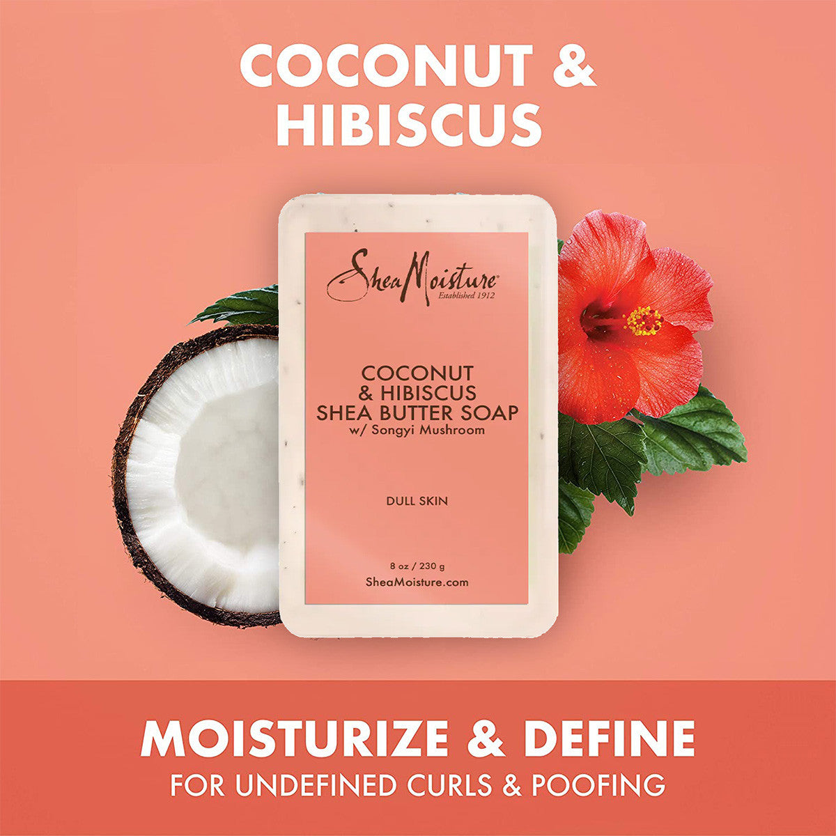 Shea Moisture Coconut & Hibiscus Shea Butter Soap