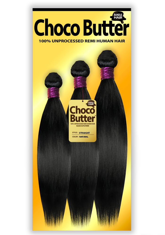 Choco Butter 100% Virgin Human Hair Multi Pack - Straight