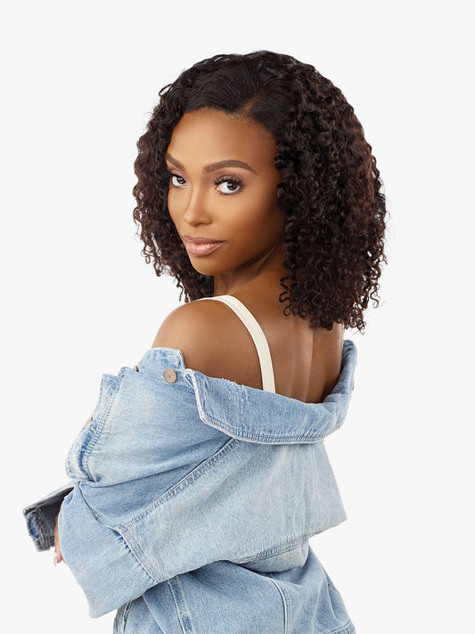 SENSATIONNEL 100% Human Hair Human Hair Clip-ins Curls Kinks & Co 3B Clique (14"-20")