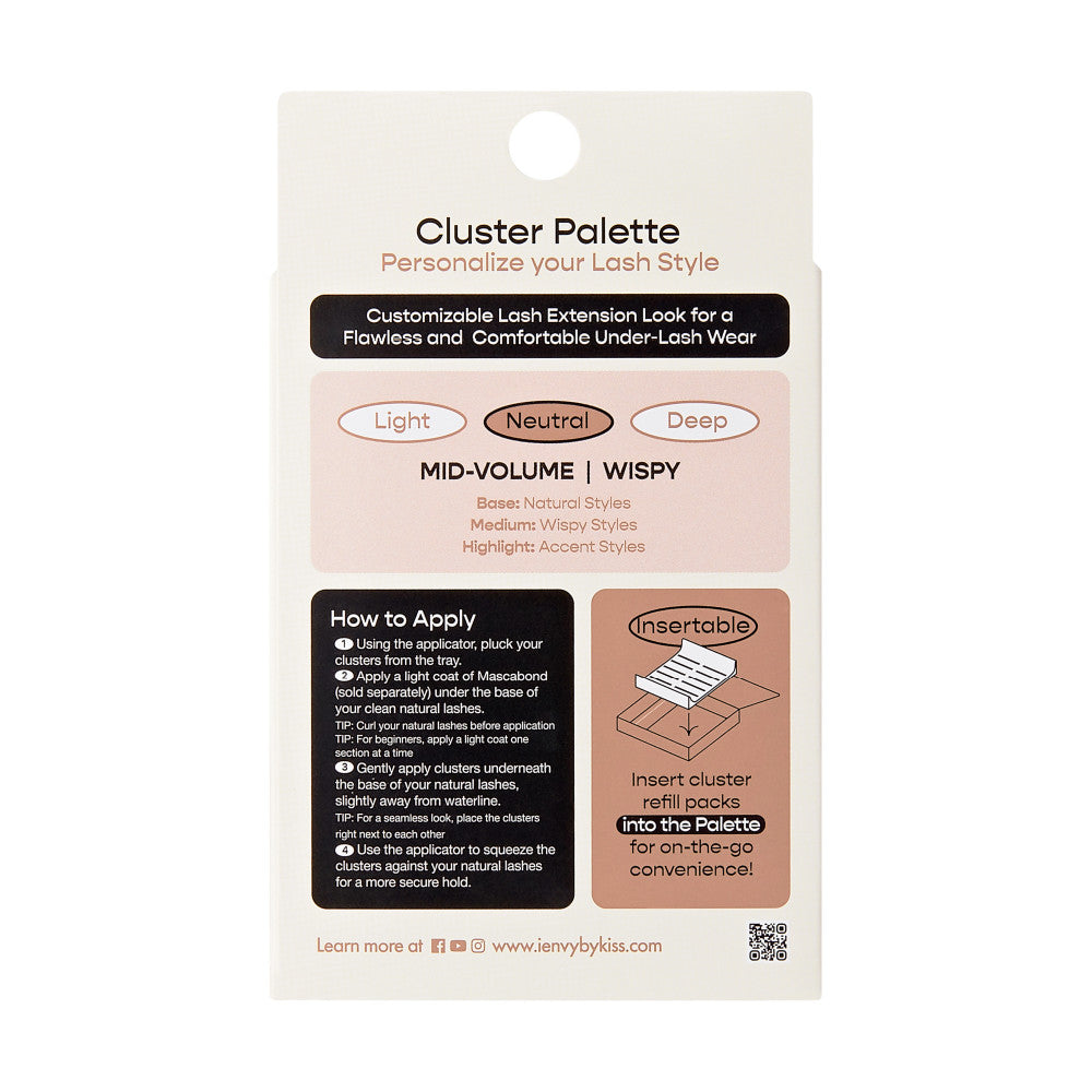 KISS i Envy Neutral Cluster Palette Refill Pack – Mixed