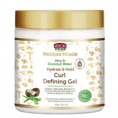 African Pride Miracle Aloe & Coconut Water Curl Defining Gel
