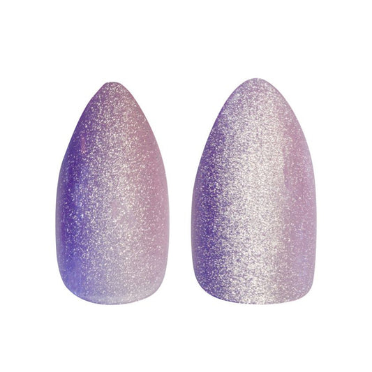 CALA Velvet Touch Medium Coffin Nail (Stiletto Purple Cateye)