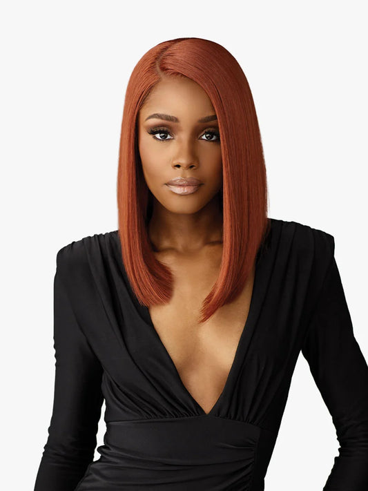 SENSATIONNEL Butta Lace Synthetic HD Lace Front Wig - CHIC BOB LOB UNIT 1
