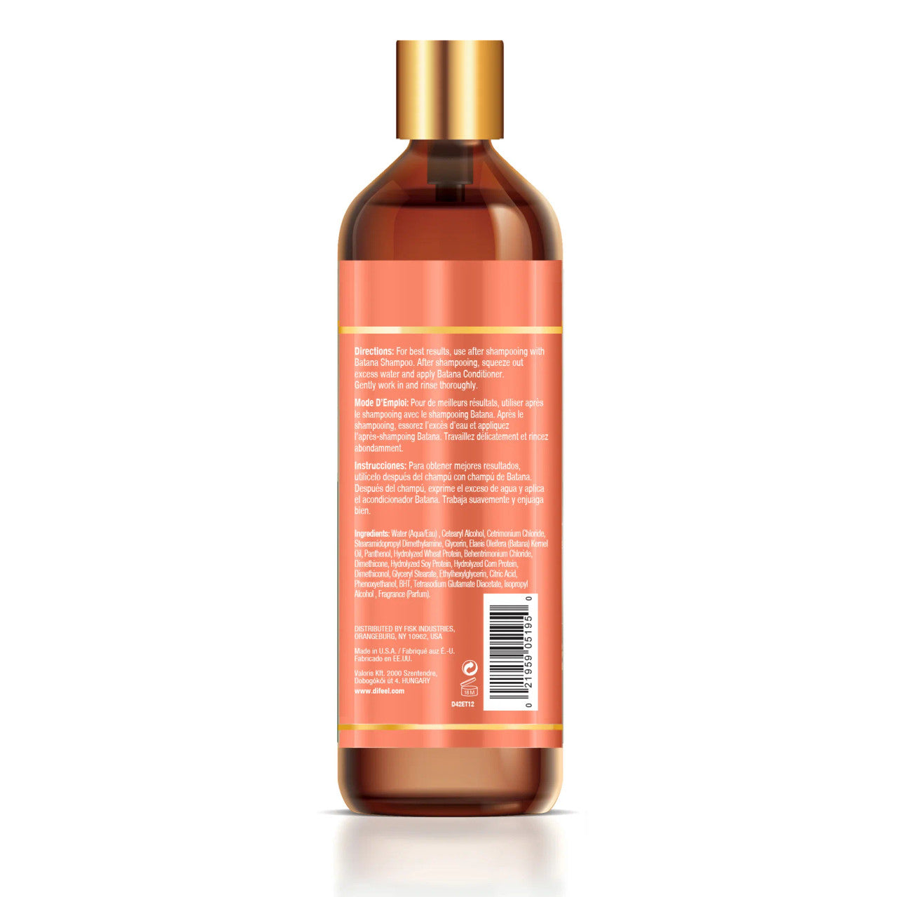 Difeel Batana Sulfate Free Conditioner (12 oz)