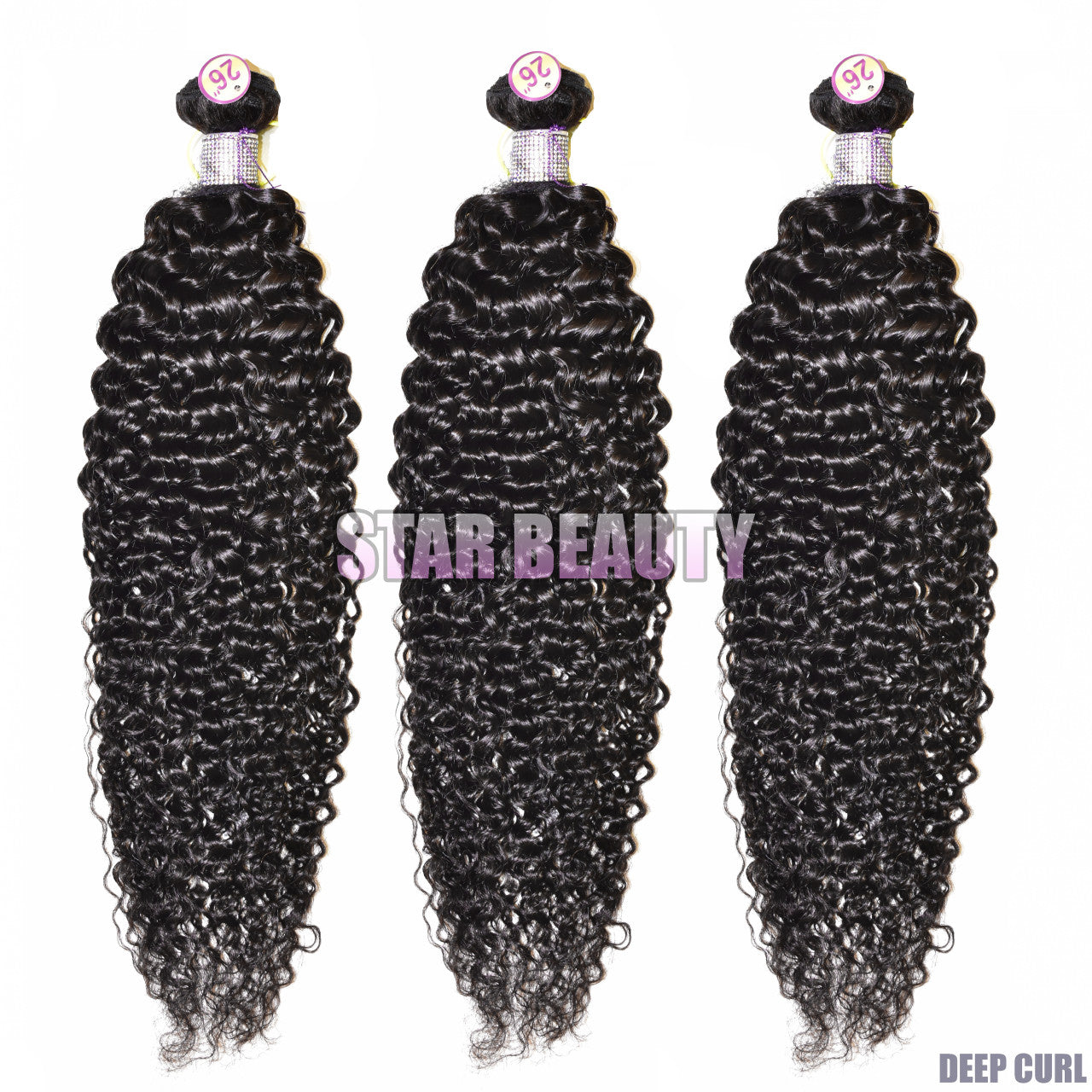 10A Engage Virgin Hair 3 Bundle Deal - Deep Curl