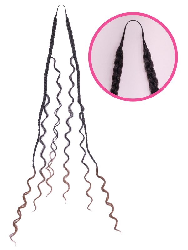Janet Collection Encore La Vie 2X Feather Crochet Braid - Boho Box 18"