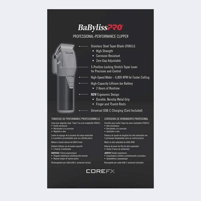 BaBylissPRO COREFX Clipper (FX86)