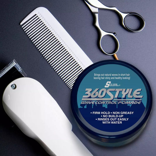 Lusters Scurl 360 Style Wave Control Pomade (3 oz)