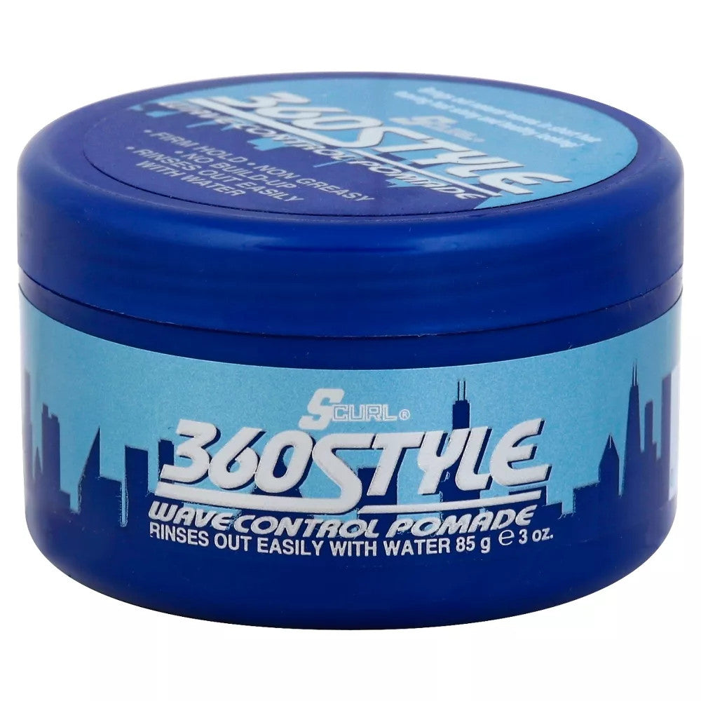 Lusters Scurl 360 Style Wave Control Pomade (3 oz)