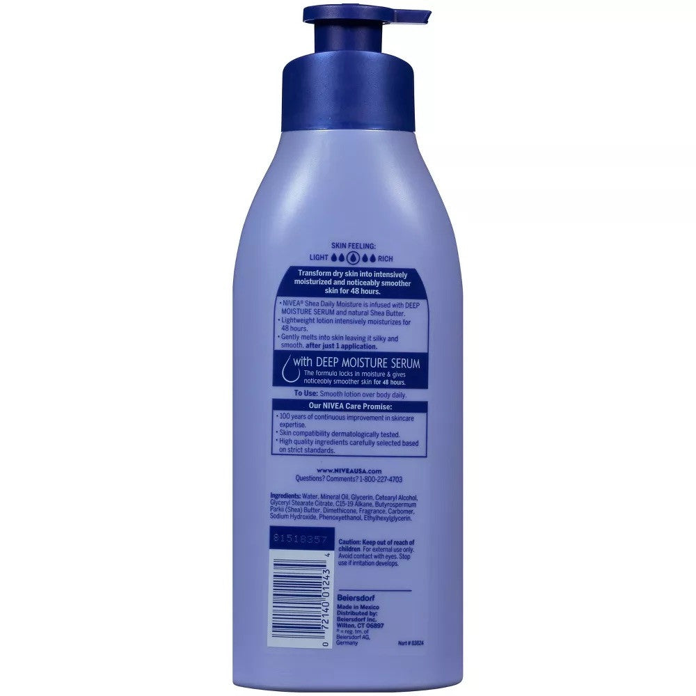 NIVEA Shea Nourish Body Lotion with Shea Butter