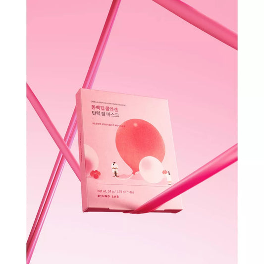 ROUND LAB Camellia Deep Collagen Firming Gel Face Mask (1 Sheet)