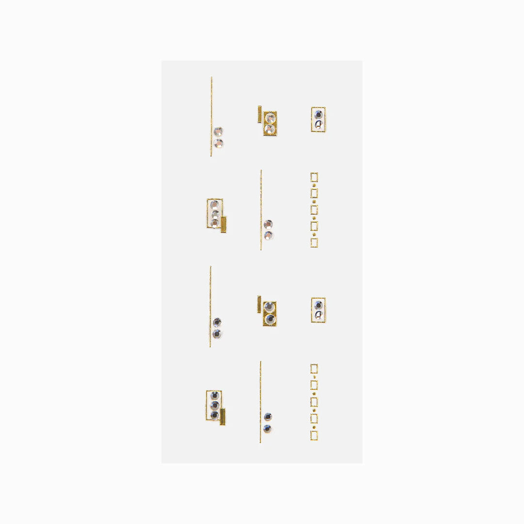 NICKA K Gemstone Nail Stickers (NSGM10)
