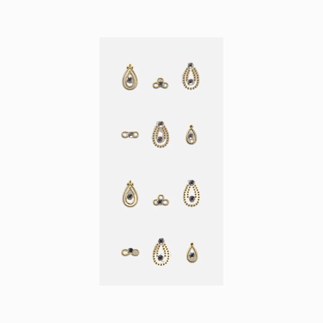 NICKA K Gemstone Nail Stickers (NSGM12)