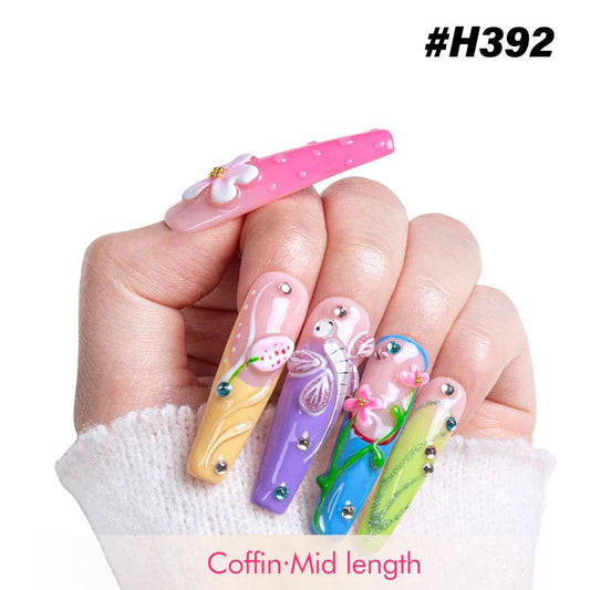 LA FLARE Lovful Nails - COFFIN/MID