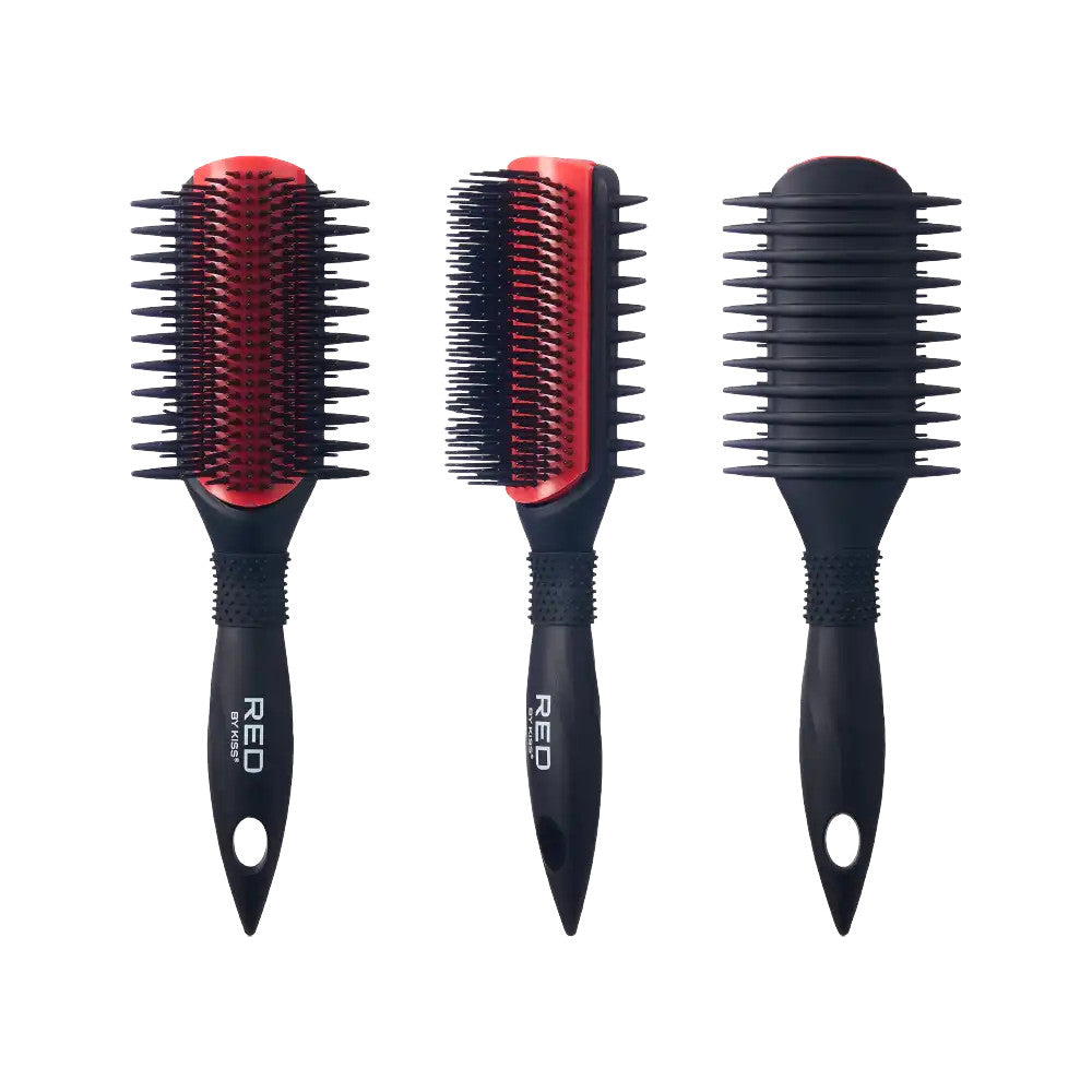 RED Detangling & Curl Defining Brush - Red