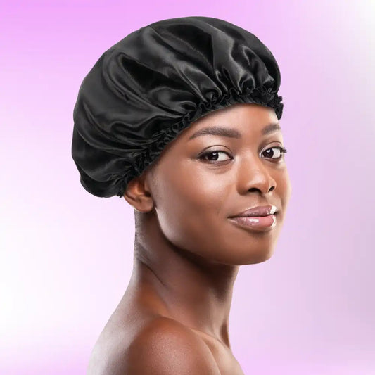 RED Premium Silky Satin Bonnet