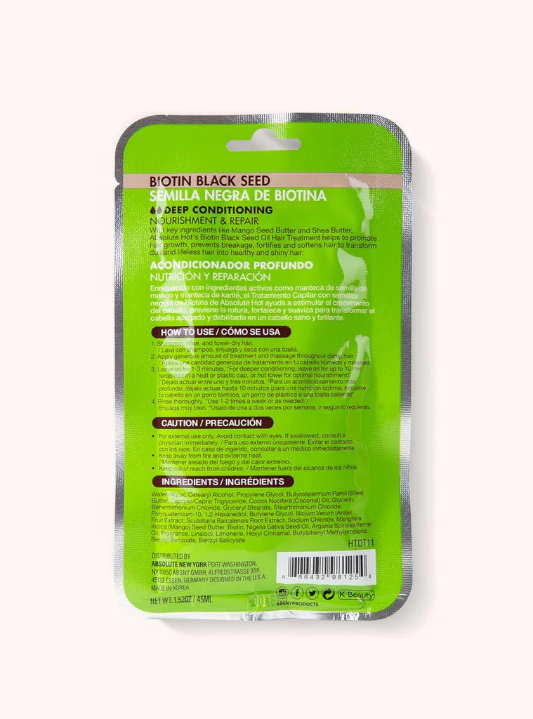 ABSOLUTE Deep Conditioning Hair Treatment - Biotin Black Seed