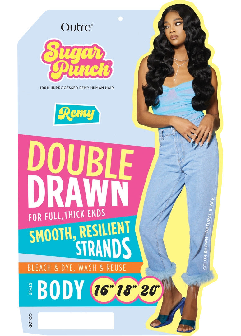 OUTRE 100 % Unprocessed Remy Human Hair Weave - Sugar Punch Body Multi Pack