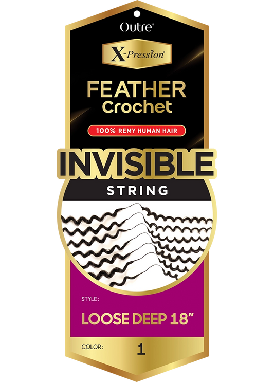 OUTRE X-Pression Feather Crochet - Loose Deep 18"