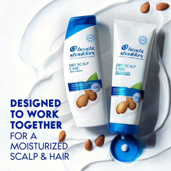 Head and Shoulders Dry Scalp Care Almond Hair Shampoo (12.5 oz)