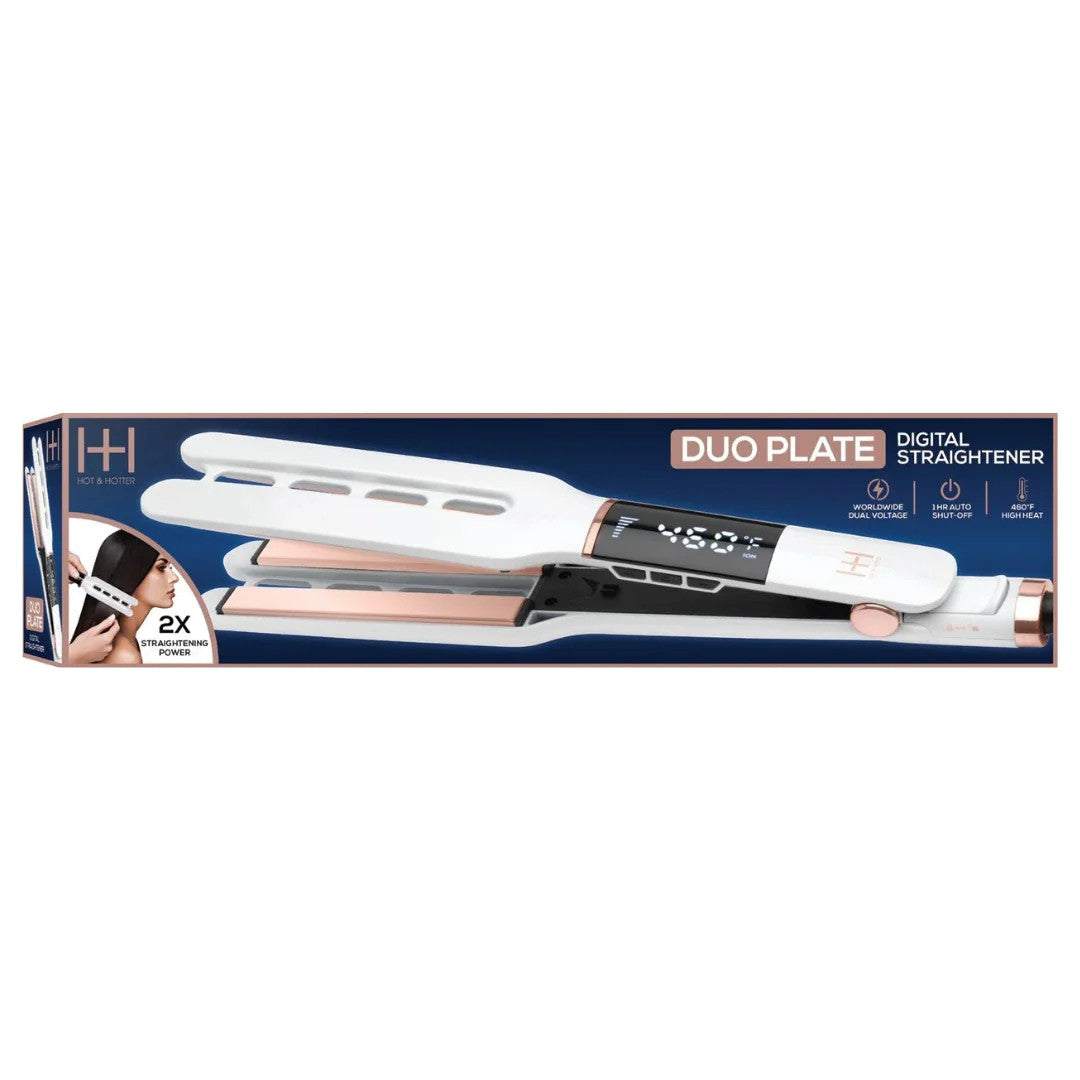 Annie Hot & Hotter Dual Plate Digital Ceramic Flat Iron